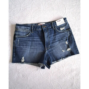 NWT Women's Wrangler High Rise Vintage Cut-off Shorts Distressed Size 10